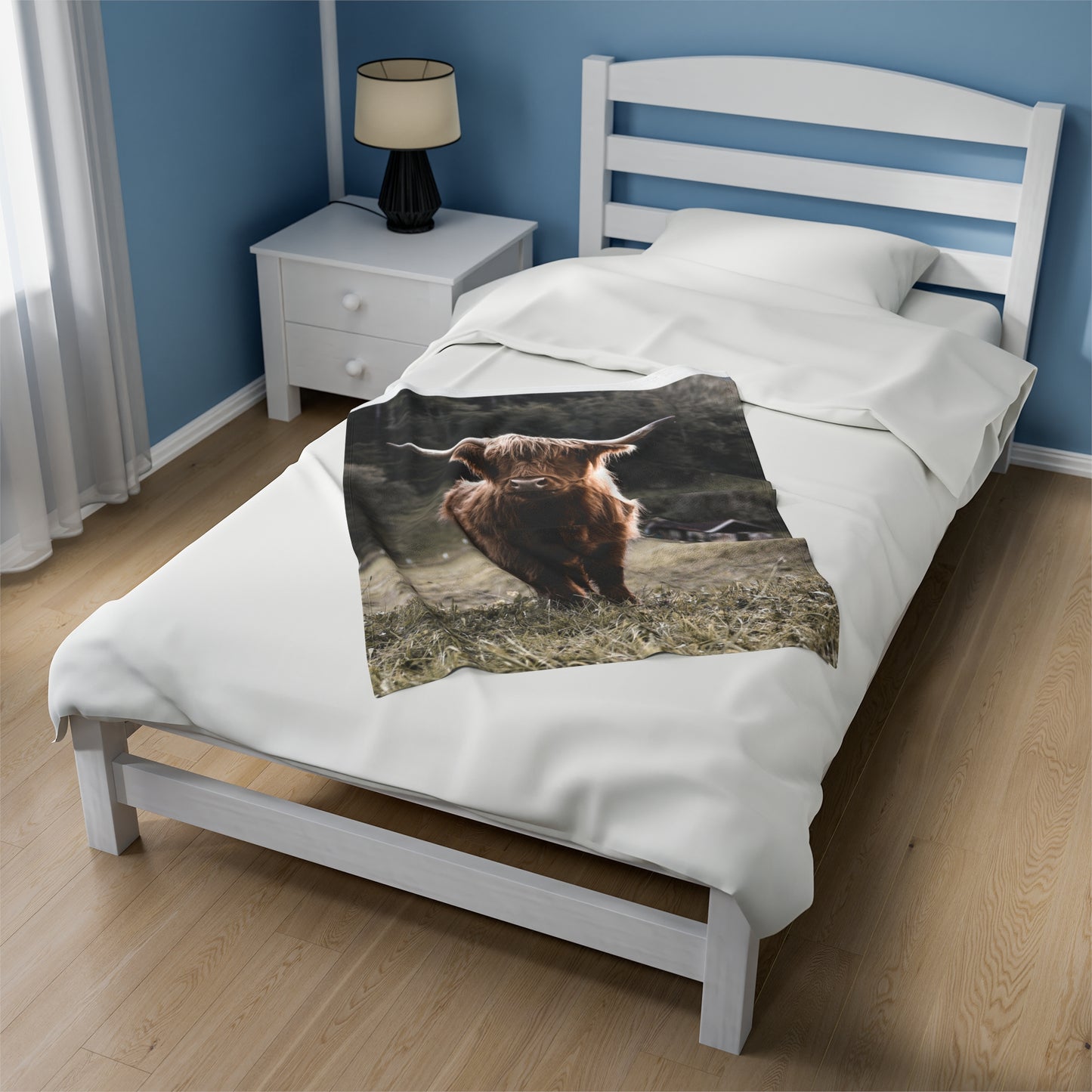 Highland Cow Plush Blanket